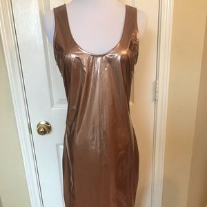 Forever 21 rose golden looking midi dress